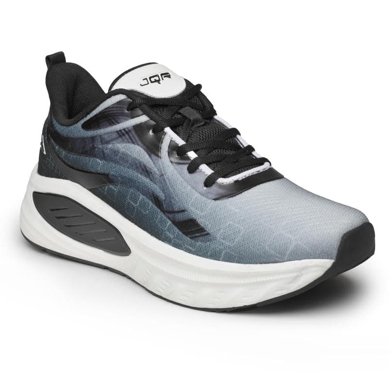 JQR K2 MAX Sports Shoe for Men | Breathable Knitted | Shock Absorption | NonSlip | Lightweight & Comfortable | Stylish & Durable for Running, Gym, Walking, Jogging & Casual Use for Everyday Wear - 8