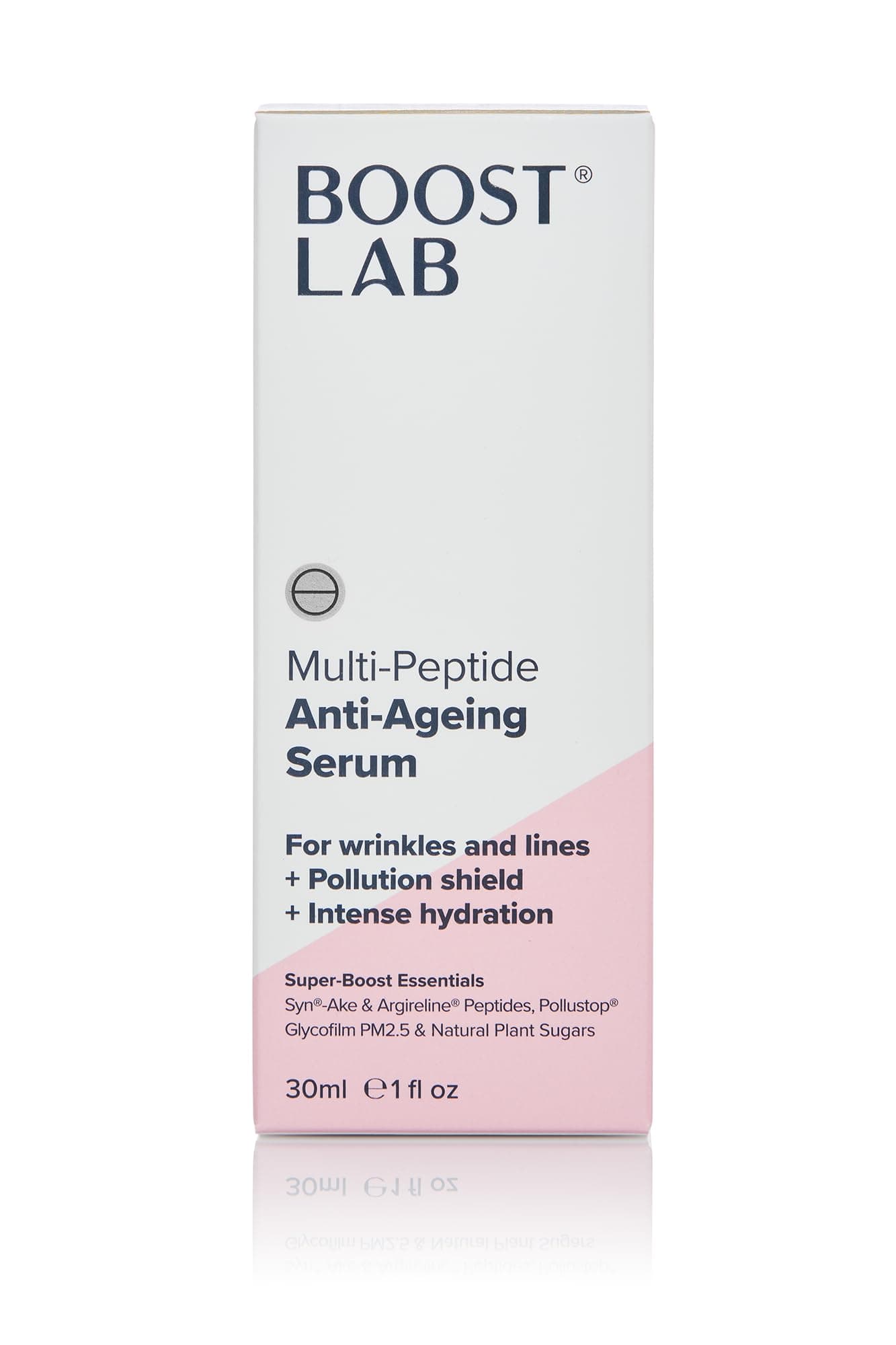 BOOST LAB MultiPeptide Anti Ageing Serum For Mens Women Reduce Wrinkle Facial Lines Provides Deep and LongTerm Hydration Paraben Free Sulphate Free Fragrance Free 30 ml 1 fl oz