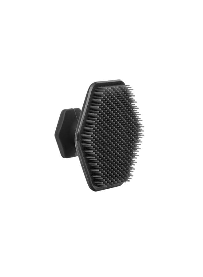 – Silicone Face Scrubber - Gentle Exfoliator Pad & Massager - Removes Dead & Dry Skin – Invigorating Addition to Grooming Routine - Soft-Touch Shower & Bathroom Accessory - Charcoal