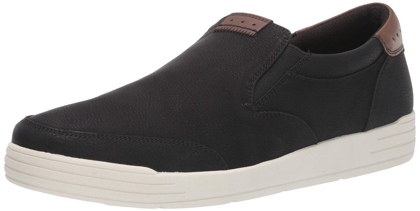 Nunn Bush Men KORE City Walk Moccasin Toe Sneaker Style Slip On Loafer Shoe Black 7 M US