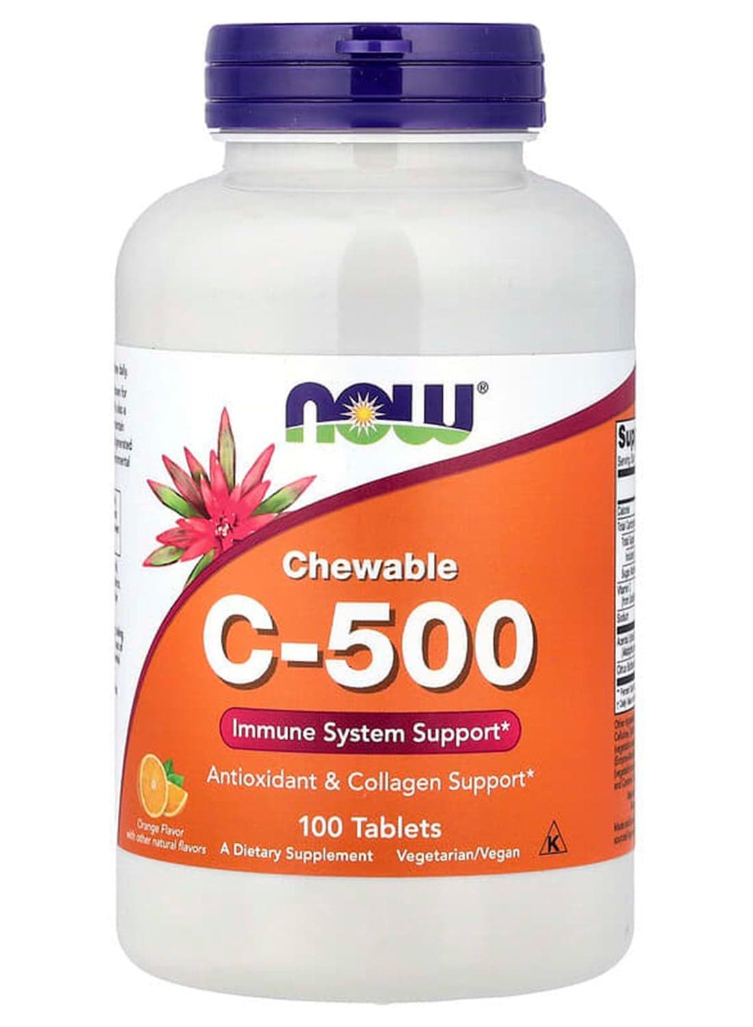 Vitamin C-500 100 Chewable Tablets