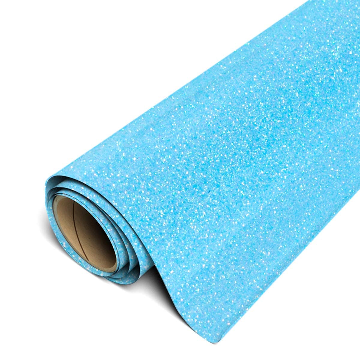 Siser Glitter HTV 118x5ft Roll Iron on Heat Transfer Vinyl Neon Blue