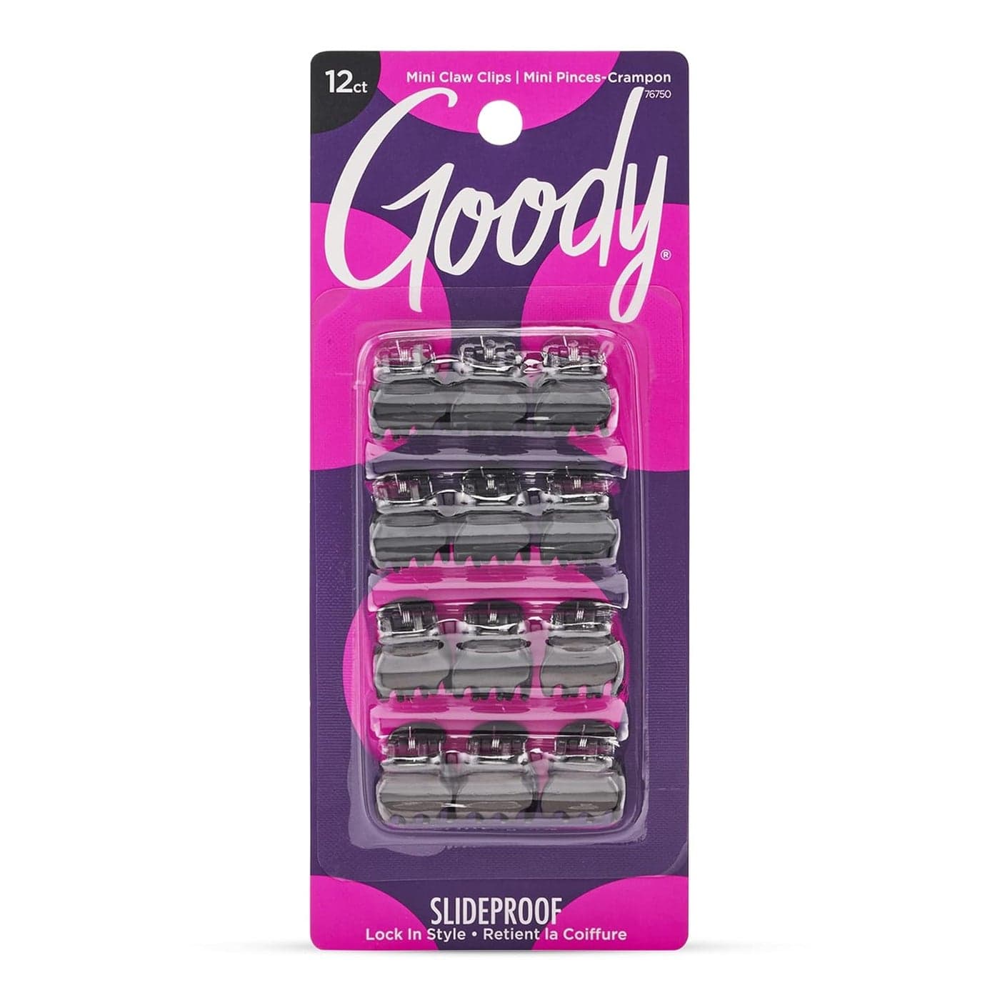 Goody Mini Claw Clips, Colour Collection , Brunette - Great for Easily Pulling Up Your Hair - Pain-Free Hair Accessories for Women, Men, Boys & Girls 12 Count (Pack of 1)