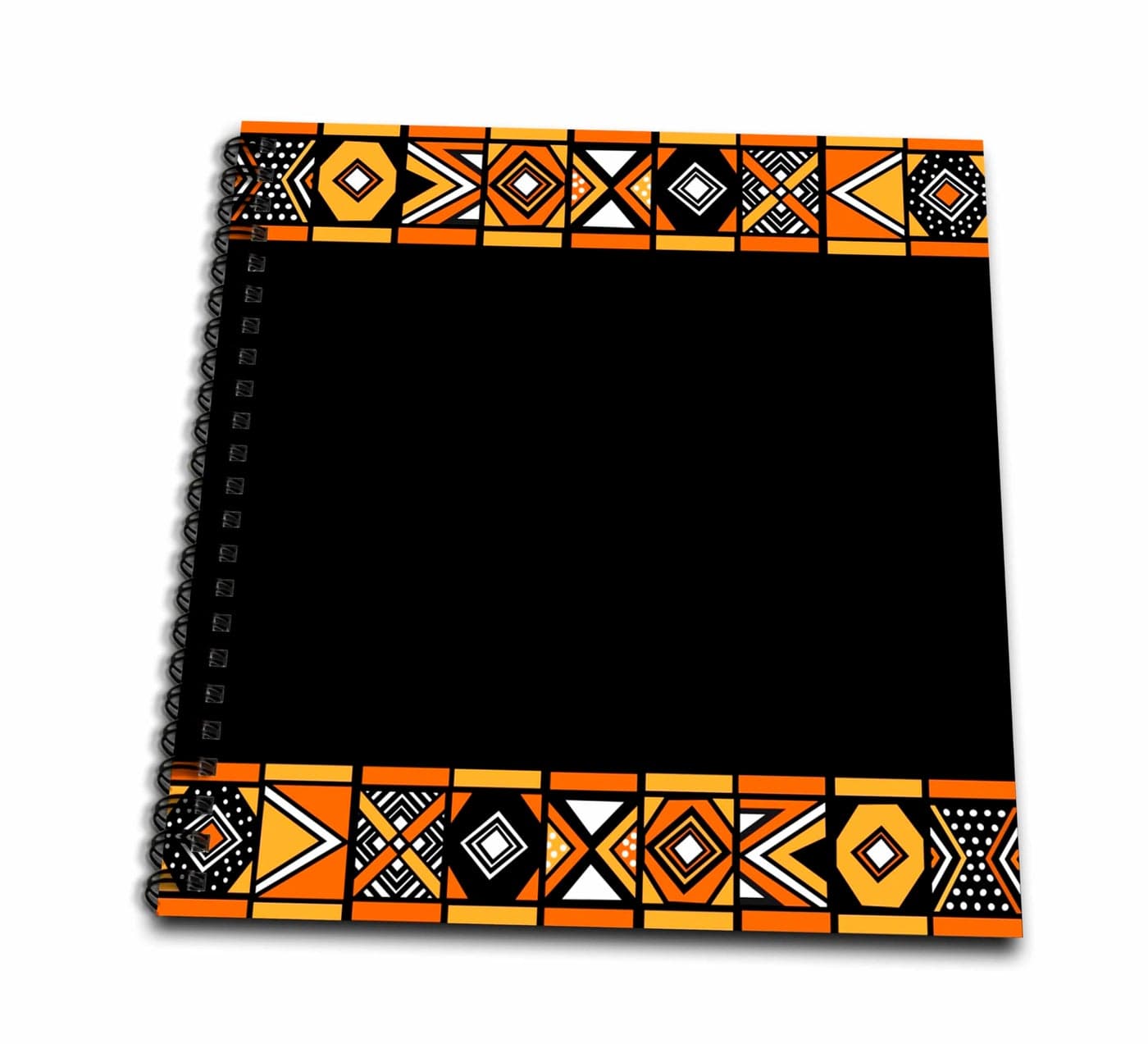 3dRose db_76554_2 Traditional African Pattern-Art of Africa Inspired by Zulu Beadwork Geometric Designs-Ethnic-Memory Book, 12 by 12"