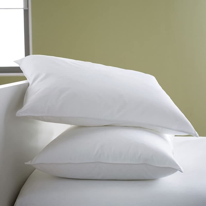 Jaipur Linen Microfibre Polyester 4Piece Bed Pillow Set 20 x 36 Inch White