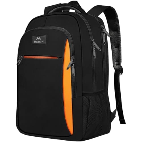 MATEIN Travel Laptop Backpack Slim Sturdy College Laptops Backpack Business Anti Theft Water Resistant Computer Bag Gift for Men Women Fits 156 Inch Notebook