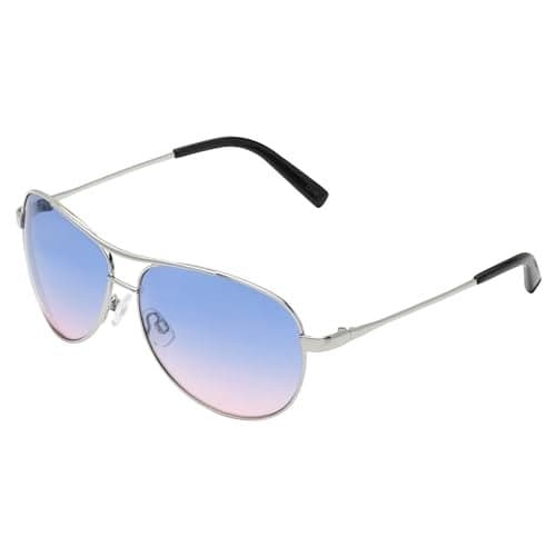 Jessica Simpson Women's J106 Iconic Metal Aviator Pilot Sunglasses with UV400 Protection - Glamorous Lightweight Sunglasses for Women, 60mm Lens