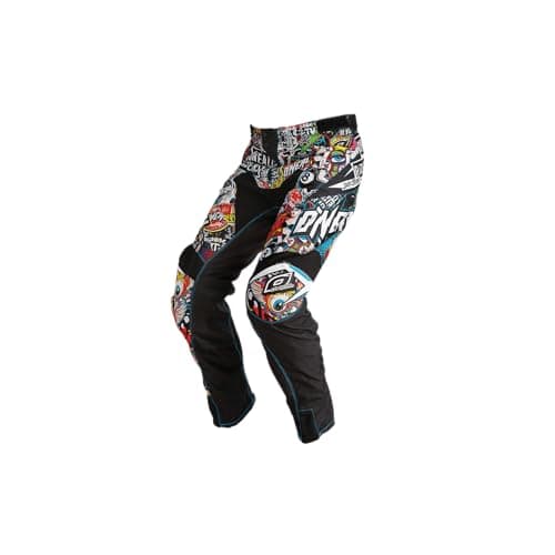 O'NEAL Men's Mayhem Crank Men's Pant (Black/Multi, Size 28)