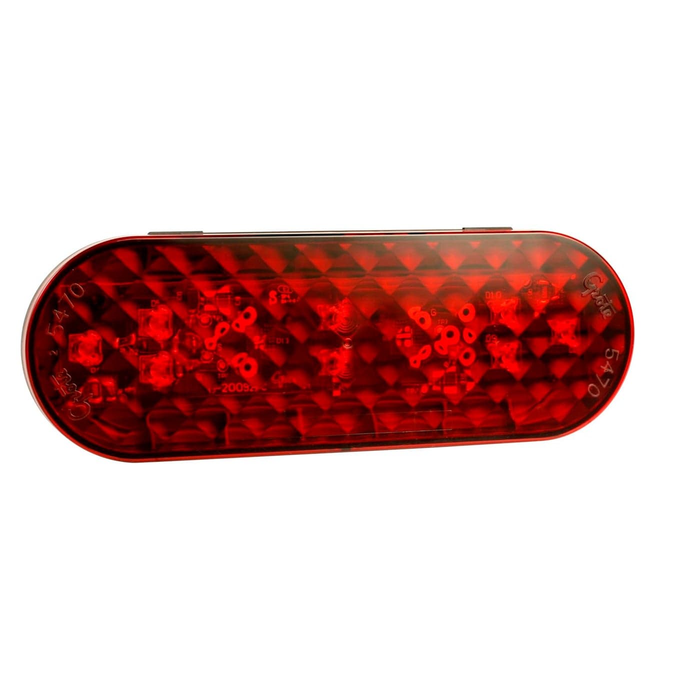 Grote 54722 6 Oval Led Stop Tail Turn Lights with Integrated Back Up Integrated Amp Termination