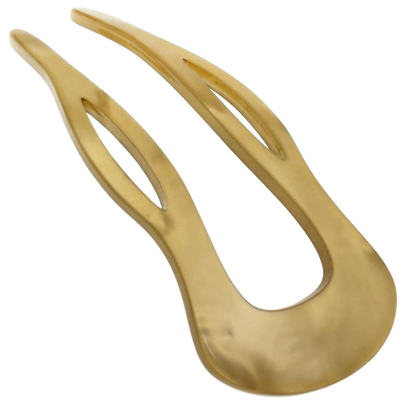 Camila Paris CP3417 French Twist Stick Clip Pins Gold Wavy Hair Pin UShaped Hair Fork for Girls Spiral Updo Chignon Bun Holder Fashion Flexible Styling Hair Accessories for Women Made in France