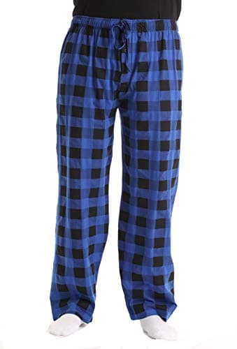 At The Buzzer Mens Buffalo Plaid Pajama Pant 14505-1C-ROY-M