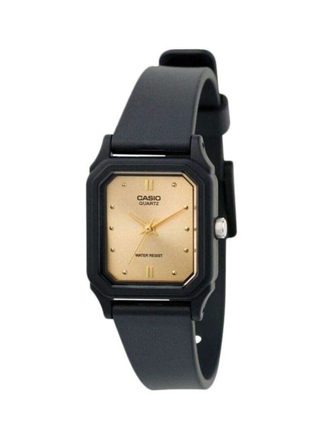 Women Resin Analog Watch LQ-142E-9ADF - 23 mm - Black
