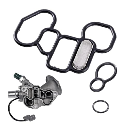 MOXRUQ 3 PCS Head Gasket Oil Filter Adapter Gasket Kit 15825P8AA01 36172P8AA01 91319PR3000 Oil Filter Housing Gasket Compatible with Honda Accord Odyssey Pilot Acura CL MDX RDX RL Black