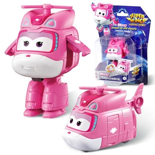 Super Wings Transformable Toys 2 in Dizzy Robot Transforming Action Figures 2in1 Mode Robot Toys for Boys Girls 46 68 Fun Plane Toys for Boys Toddlers Kids Age 3 4 5 6 7 8