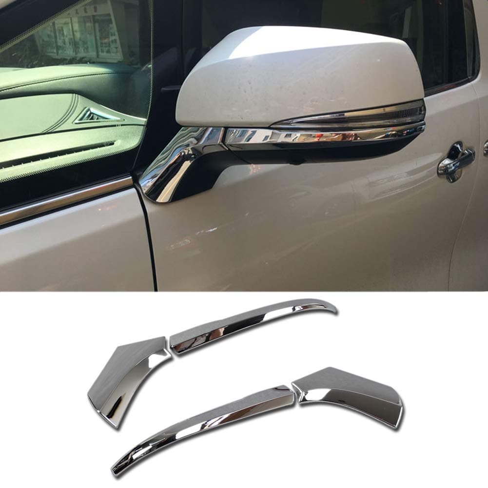 Beautost Fit for Toyota RAV4 2019 2020 2021 2022 2023 2024 2025 Chrome Rear View Mirror Side Molding Cover Trims