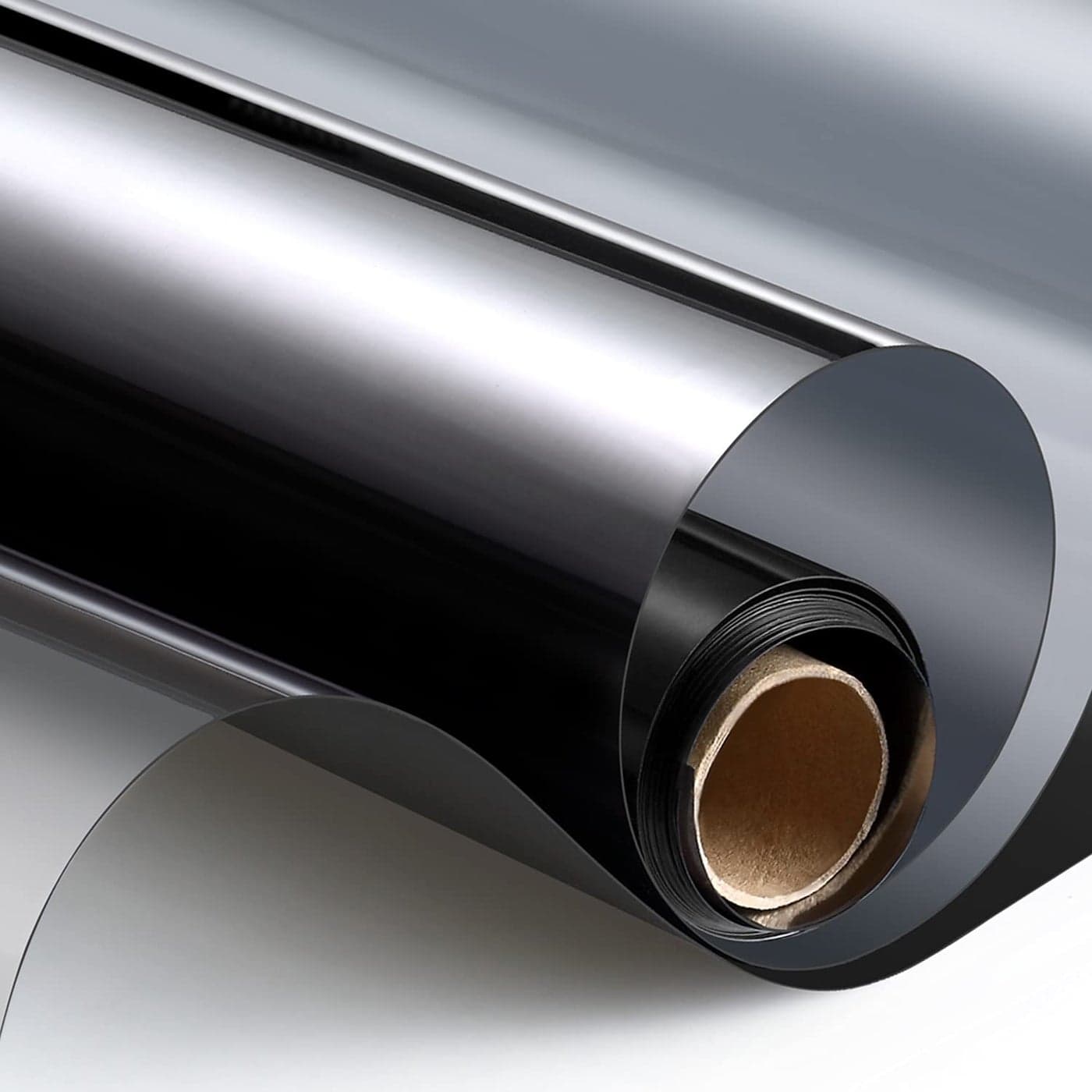 Window Tint for Home One Way Daytime Privacy Window Film Heat Control Sun Blocking Anti UV NonAdhesive Static Cling Reflective Mirror Glass Film for Home Office Black Silver 175 Inch x 65 Feet