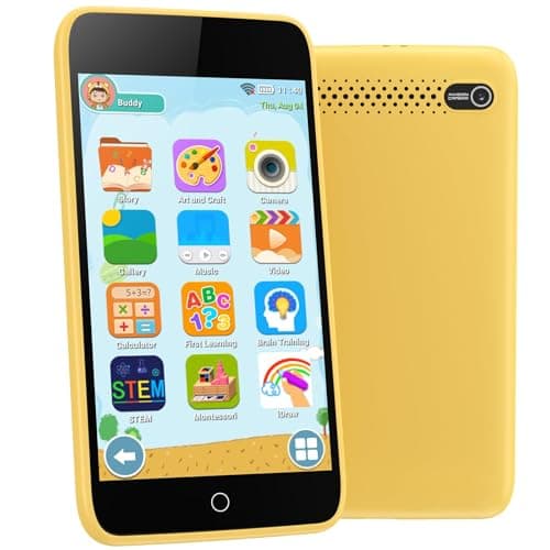 Kids Smart Phone Gifts for Boys and Girls Ages 3-12, 3.97" Touchscreen Learning Toys – Kids Cell Phone with 210+ Learning Games and 190+ Drawing, Toys for Birthday Christmas and Back-to-School Gifts