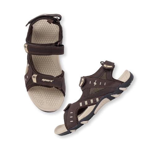 SPARX Men's SS0485G Brown Beige Sandal 7 (SS0485GBRBG0007)