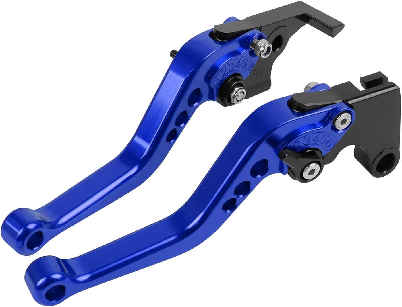 HAONEL Short Brake Clutch Lever Sets CNC Aluminum Replacement for Suzuki GSXS750 GSX-S 750 2017-2021/ GSXS 950 GSX-S950 2021-2023/ SV650 SV650X 2022-2023 (Blue)
