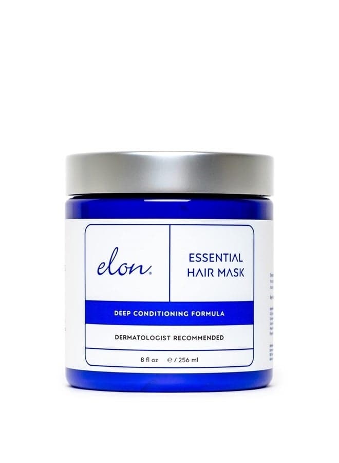 Essentials Deep Conditioning Hair Mask – Hair Treatment Masks w/Shea Butter, Biotin, Argan & Coconut Oil – Hydrating Hair Mask for Dry Damaged Hair to Restore Shine & Silkiness (8 oz)