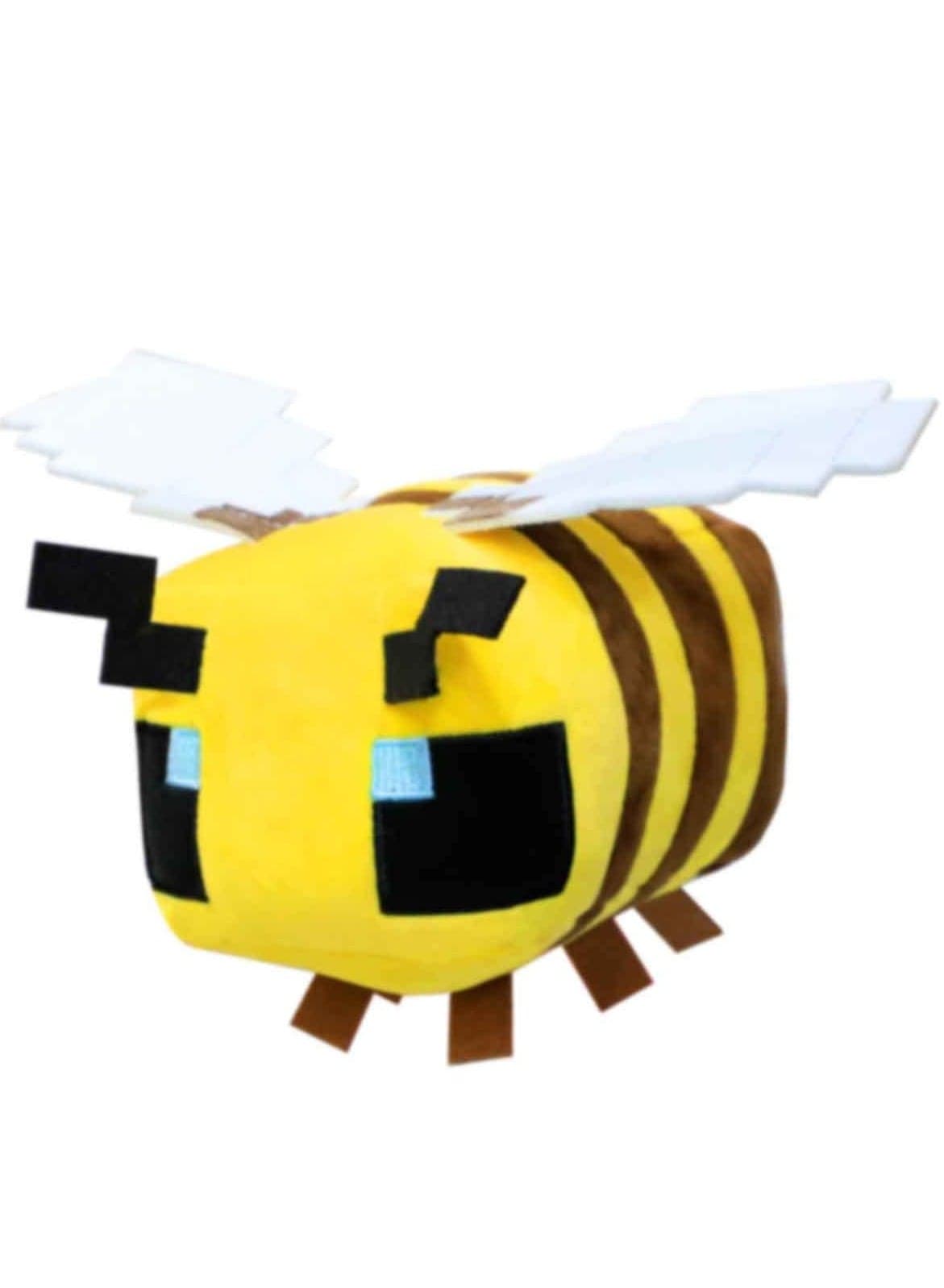 Putrer Bee Stuffed Animal Plush Toy - 6.7 Inch (17 cm) Soft Cute Game Character, Birthday Gift for Kids, Boys, Girls, and Bee Lovers