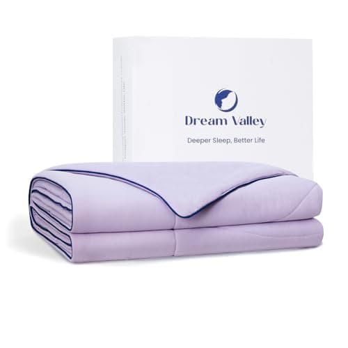 Dream Valley Outlast Deepsleep Cooling Comforter King Size NASAGrade Space Technology Cooling Blanket for Hot Sleepers Night Sweats QMax 045 Aerocool Breathable Lavender Fog 106x90
