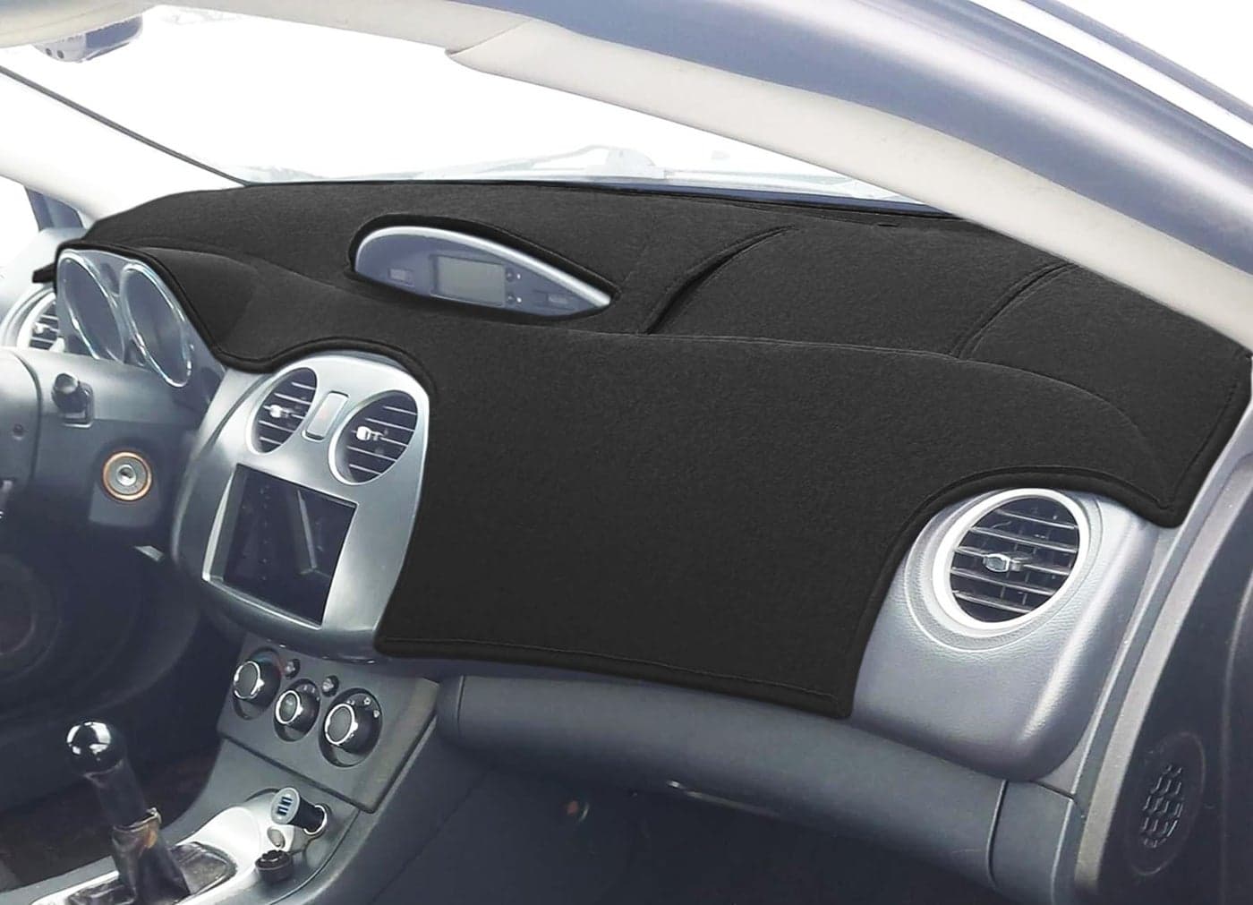 Dash Cover Mat Custom Fit for Mitsubishi Eclipse/Eclipse Spyder Without Climate Sensor, Dashboard Cover Pad Carpet Protector(Black) F113