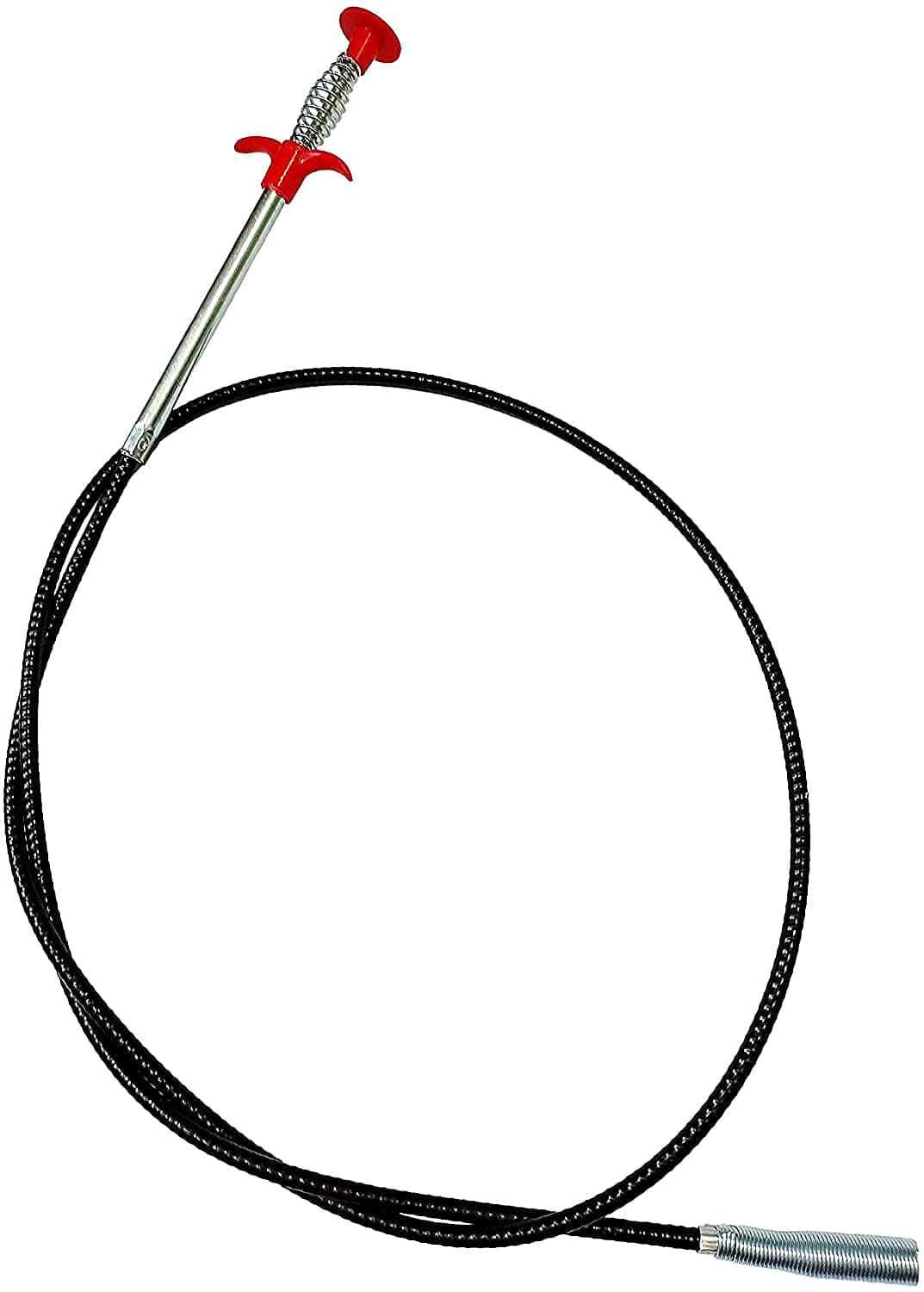 GTC® Stainless Steel Hair Catching Drain Cleaner Wire Spring Sink Cleaning Stick (160CM)
