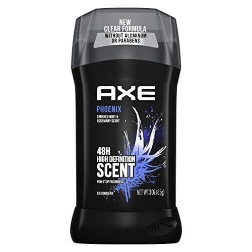 AXE Dual Action Deodorant Stick for Long Lasting Odor Protection Phoenix Crushed Mint Rosemary Mens Formulated Without Aluminum 3 oz