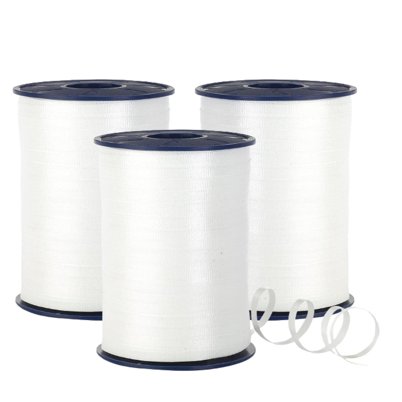 Morex Ribbon 2535600 Crimped Curling Ribbon 316 X 500 YD 3Pack for Gift Wrapping Snow White Birthday Decorations Party Favors for Kids and Adults Christmas Ribbon for Crafts