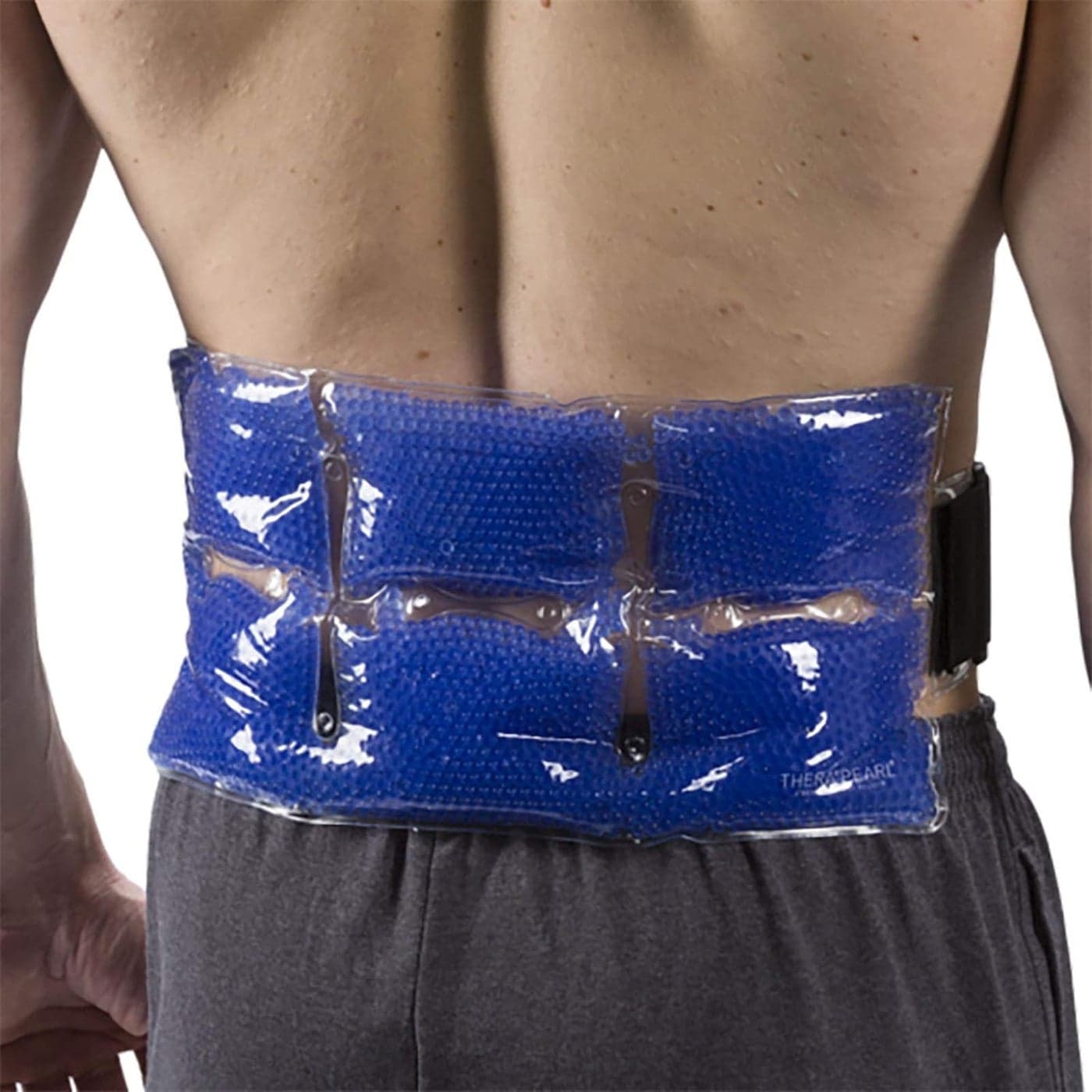 Reusable Hot Cold Pack for Back Reusable Back Wrap with Strap Gel Beads Best Ice Bag for Lower Back Pain Relief Non Toxic Flexible Hot Cold Compress for Swelling Sports Injuries