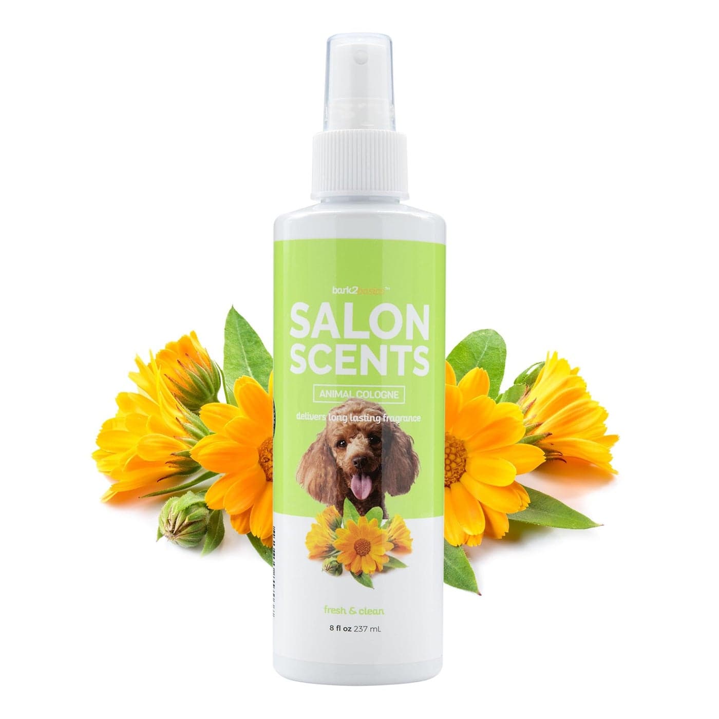 Bark2Basics Salon Scents Pet Grooming Cologne 8 oz Natural Professional Groomer Perfume for Dogs and Cats Long Lasting Made in The USA Fresh and Clean