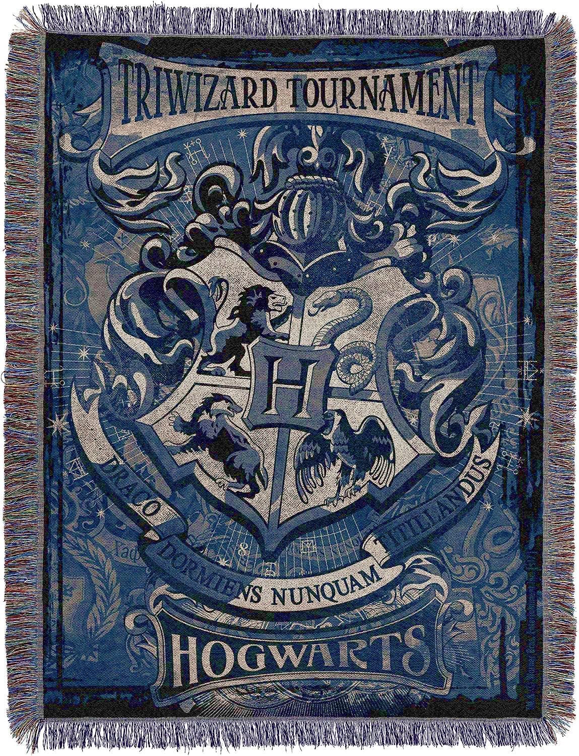 Northwest Harry Potter Throw Blanket 48 x 60 Tri Wizard