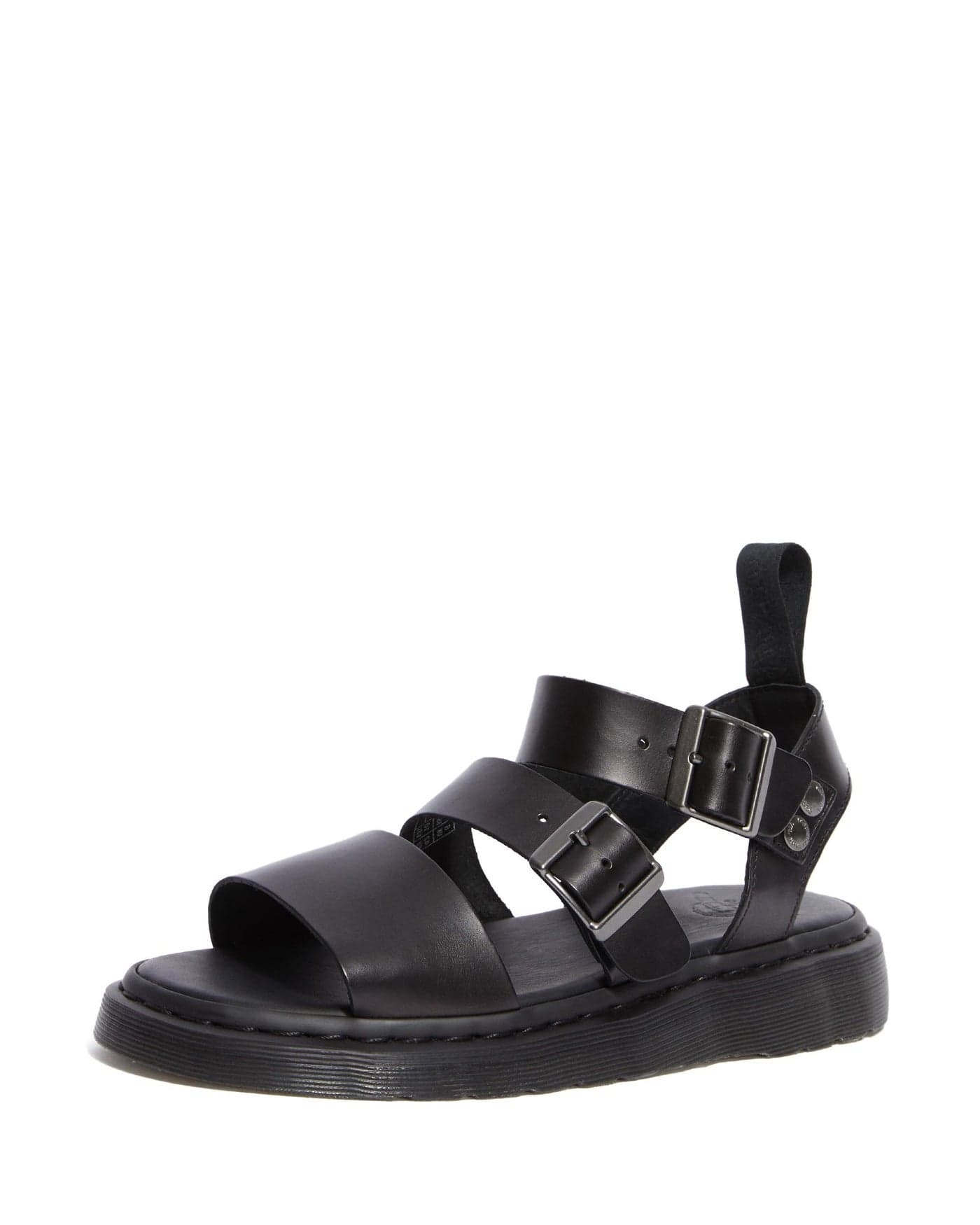 Dr. Martens Men's Gryphon Strap Sandals, Black, 6-6.5 Medium US