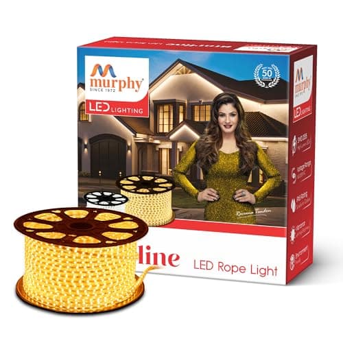 Murphy 2835-120 LED High Lumen Waterproof Indoor Outdoor Home Deorative, Diwali Lights, Rope Pipe Light, Cove Light (120 Led/Mtr) (Green, 10 Meter)