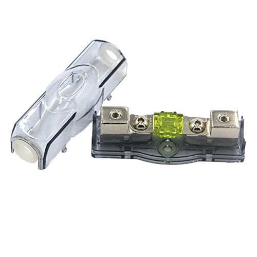 ZOOKOTO 100A Car Audio Power Wire Fuse Holder, Car Boat Marine Auto manlFuse Box Fuse Block 4 Gauge 100 Amp