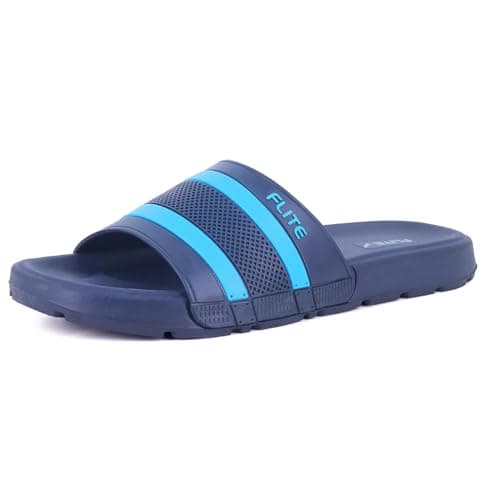 FLITE Men'S Flip Flop (Navy Blue, 9, Numeric_9)
