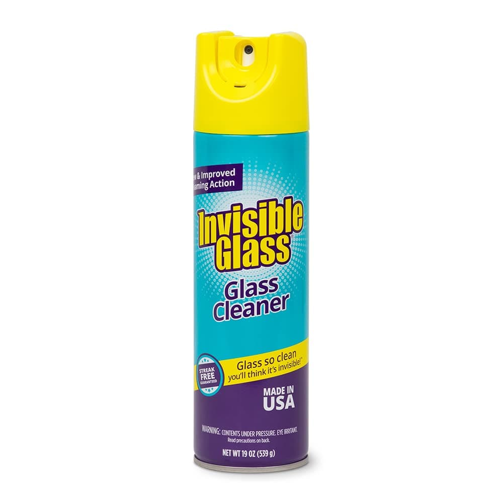 Invisible Glass 91160 Premium Glass and Window Cleaner for Auto and Home Cleans Glass, Windows, Glass Cooktops, Patio Doors, and More, Streak-Free, Ammonia-Free, Tint-Safe, 19 Oz, Pack of 1
