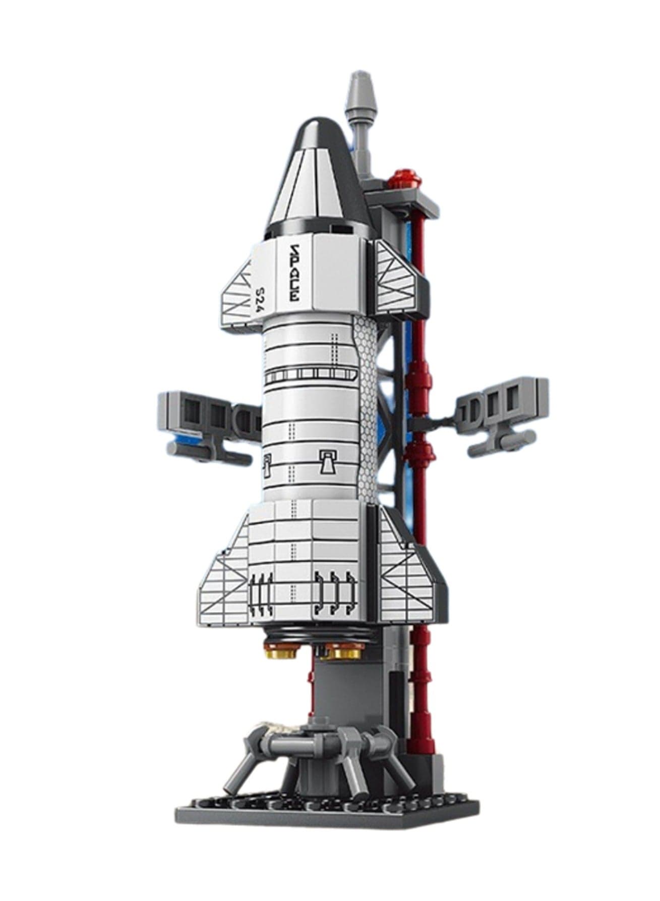 Starship Dragon Spacecraft 107pcs Assembly Set Toy, Large Building Block Puzzle Game, Best Learning And Role Playing, Suitable As A Gift For Boys And Girls Over 6 Years Old