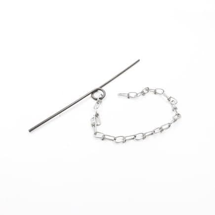 Velvac 601063 Fuel Tank Cap Chain and Crossbar Replacement Chain and Crossbar for Non Vented Cap and Bayonet Fuel Cap