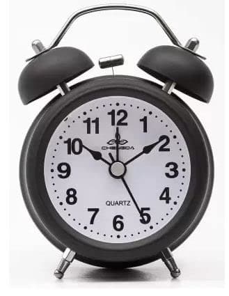 Kadio Analog Black Clock