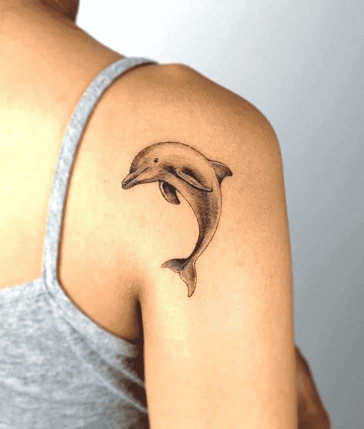 5X2Y Tattoo Tech Long Lasting Temporary Tattoos Last 12 Weeks Waterproof Semi Permanent Tattoo Realistic look No Adhesive No reflection Dolphin