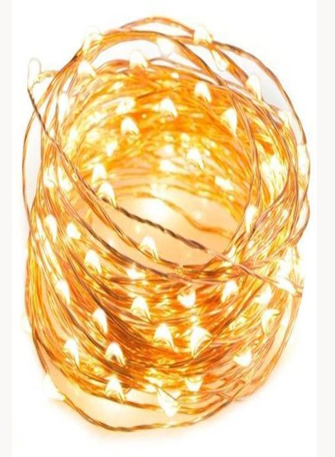 100 LEDs 10M String Lightss Yellow