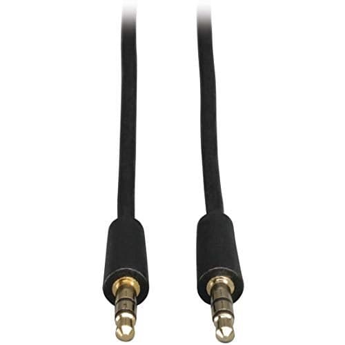 Tripp Lite 3.5mm Mini Stereo Audio Cable for Microphones, Speakers and Headphones (M/M) 50-ft.(P312-050)