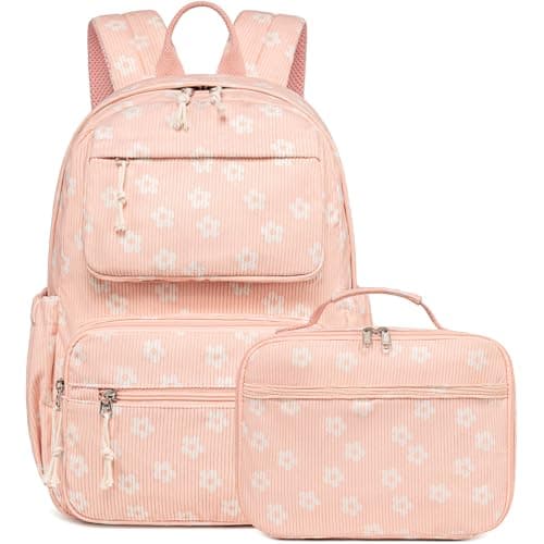 Bluboon Backpack for Girls Kids Preschool Backpack with Lunch Box Kindergarten Bookbag School Bags Set