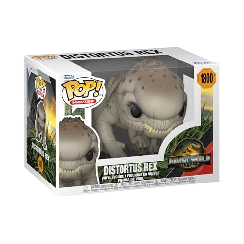 Funko Pop Movies Jurassic World Rebirth Distortus Rex Collectable Vinyl Figure Gift Idea Official Merchandise Toys for Kids Adults Movies Fans Model Figure for Collectors