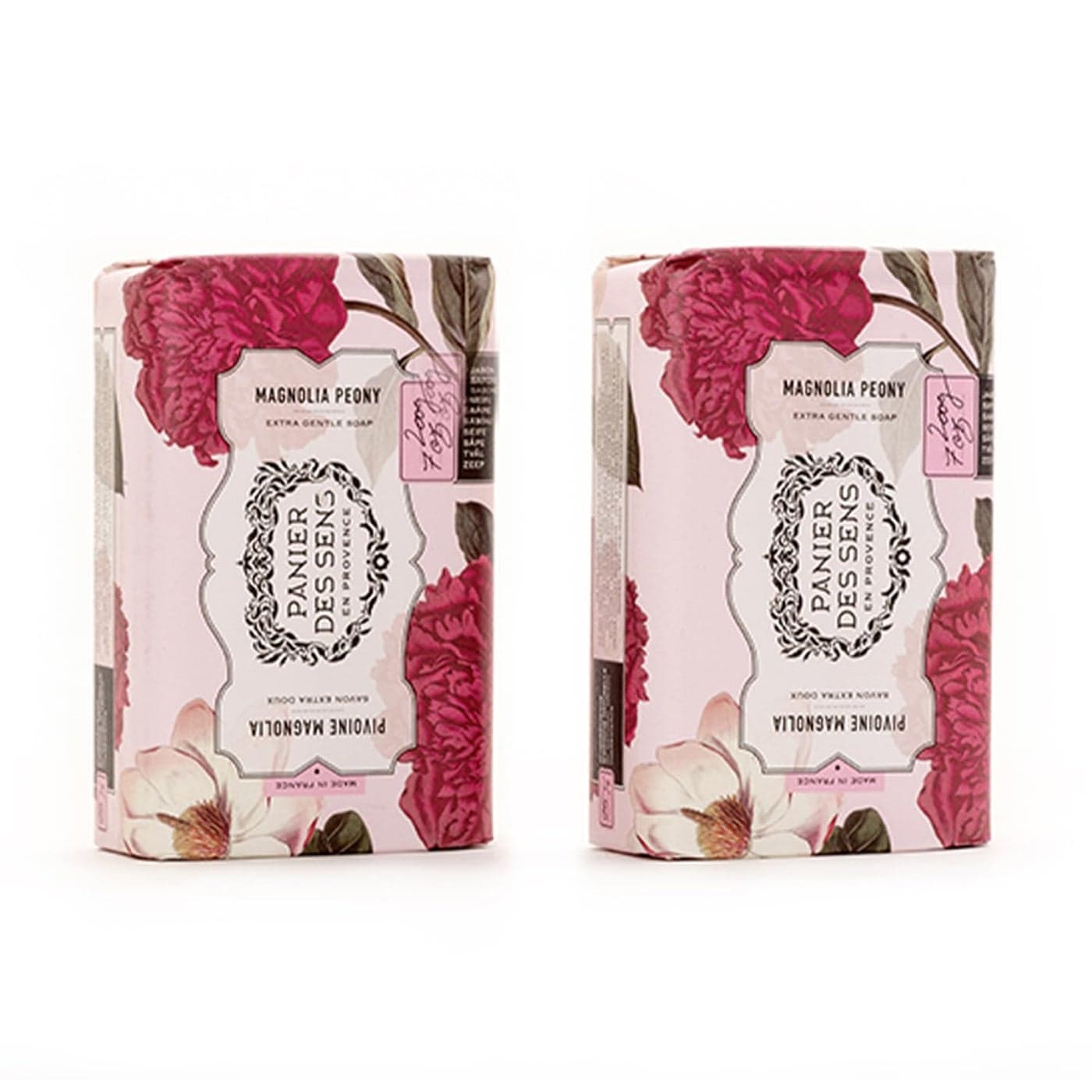Panier des Sens Magnolia Peony Shea butter natural bar soap bath body soap bars Made in France 95 natural 2 bars 7oz200g each