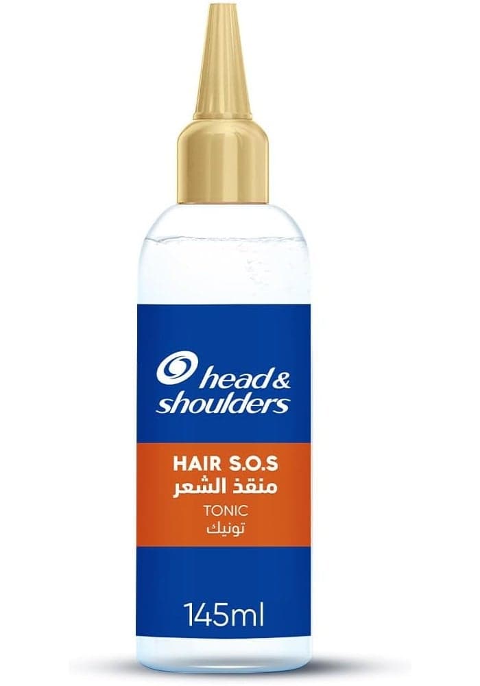 Head & Shoulders Hair S.O.S Tonic, with Vitamin B5 and Caffeine, stops hairfall and strengthens hair roots, 145ml