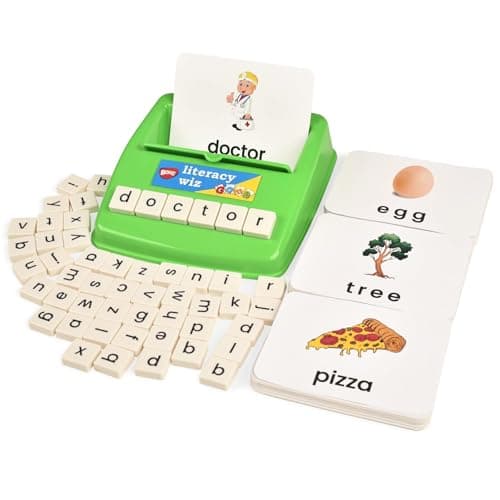 BOHS Literacy Wiz Fun Game See and Hide Spell Lower Case Flash Cards Preschool Language Learning Educational Toys