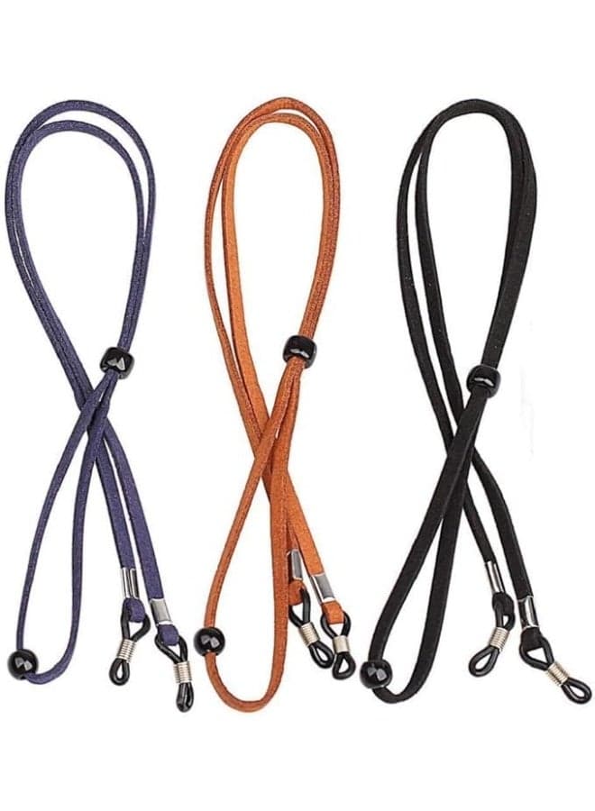 Glasses Chain Sunglasses Strap Adjustable Eyeglasses Strap Sunglasses Chain Lanyard Sports Safety Neck Strap Rope Reading Glasses Holder Lanyard, One Size